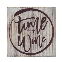 Grapevineâ„¢: Time For Wine Decorative Plaque by Twine